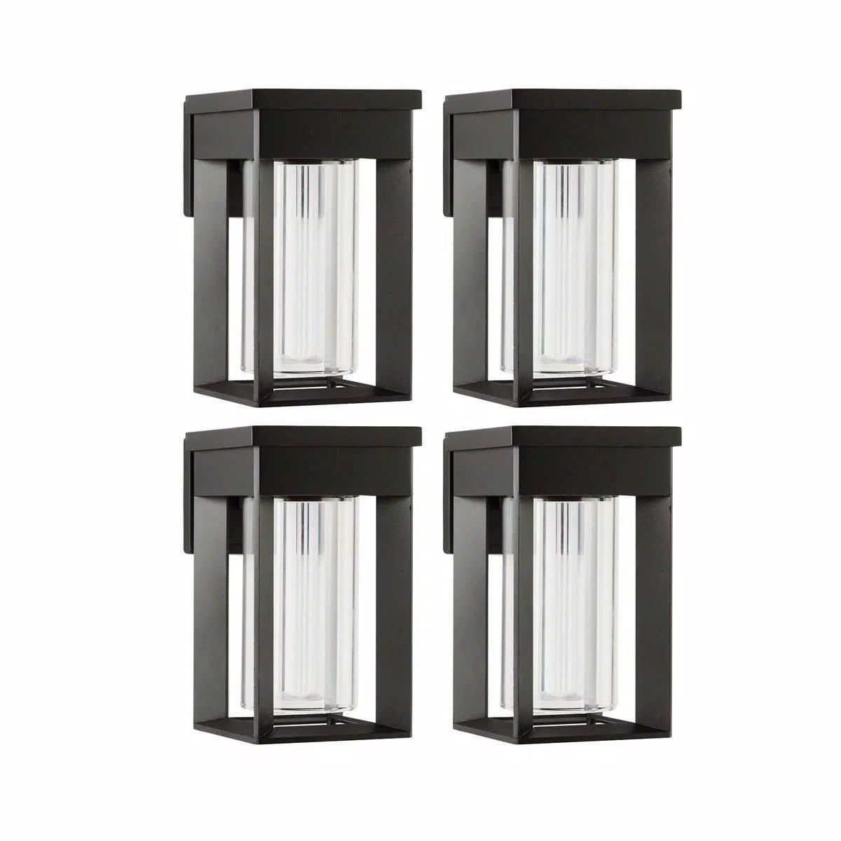 GTX Solar Wall & Post Accent Lights 4-Pack Garden/Deck/Garage/Patio Lighting - Bull Ring Fabrics