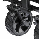 Heavy Duty XL Steel Folding Wagon & Brakes Outdoor Camping Picnic Trolley 156kg - Bull Ring Fabrics