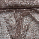 HEAVY SEQUINS LACE NET LACE Embroidery Bridal Wedding New Years Party Dress 54" - Bull Ring Fabrics