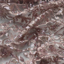 HEAVY SEQUINS LACE NET LACE Embroidery Bridal Wedding New Years Party Dress 54" - Bull Ring Fabrics