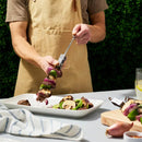 Henckels Metal BBQ Trays & Skewer Set 8 Piece Grilling Vegetables, Meat, Seafood - Bull Ring Fabrics