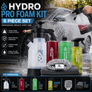 HYDRO Car Cleaning Kit 6 Piece Set Pre Wash Snow Lance Foam Shampoo Detailing - Bull Ring Fabrics