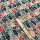 Little Vincent Diamond Jewel Tapestry Upholstery Fabric 140cm - Bull Ring Fabrics