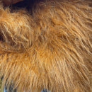 Long Pile Faux Fur Fabric 150cm Wide - Honey Gold - Bull Ring Fabrics