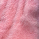 Long Pile Faux Fur Fabric 150cm Wide - Pink - Bull Ring Fabrics