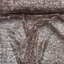 LUX Heavy Sequin Lace Embroidery Fabric Bridal Wedding Dress Material 60" GOLD - Bull Ring Fabrics