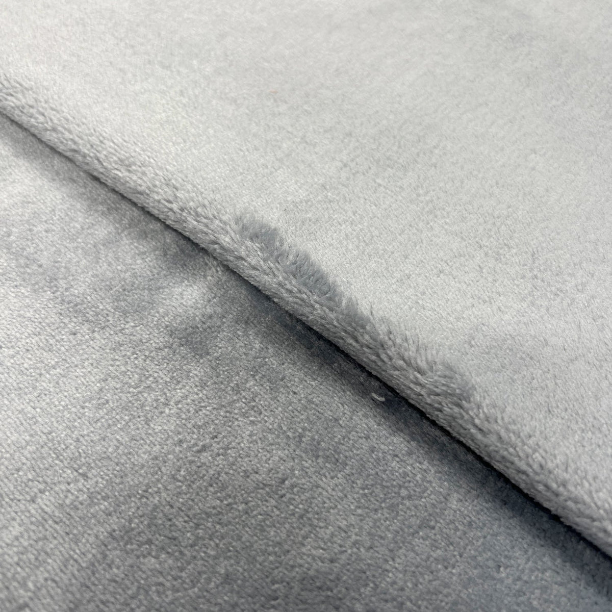 Mary's Lamb Soft Cuddle Fleece Fabric 150cm, Grey - Bull Ring Fabrics