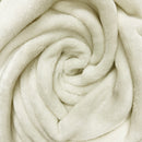 Marys Lamb Soft Cuddle Fleece Fabric 150cm Ivory Cream - Bull Ring Fabrics