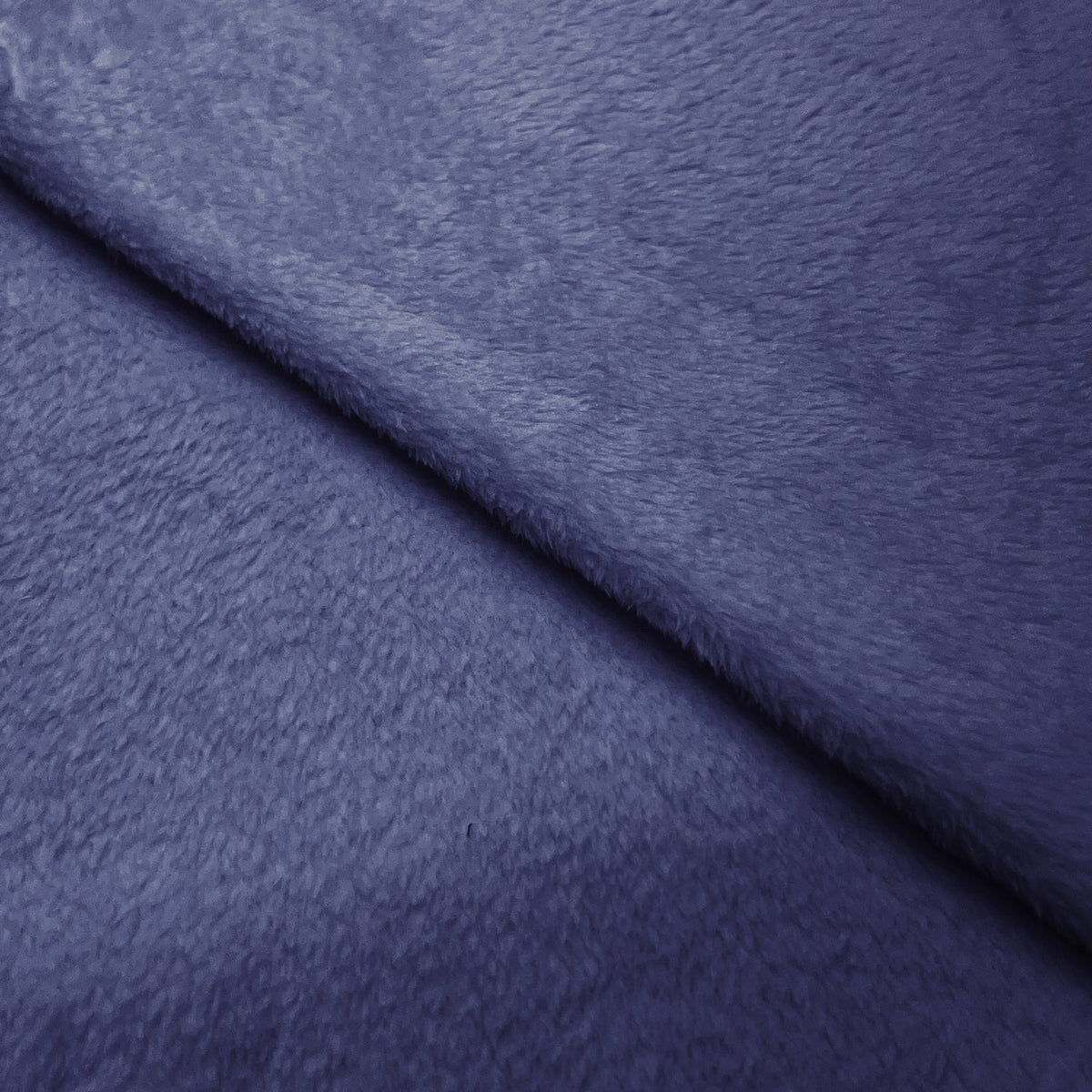 Mary's Lamb Soft Cuddle Fleece Fabric 150cm Navy Blue - Bull Ring Fabrics