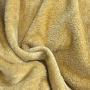Mary's Lamb Soft Cuddle Fleece Fabric 150cm Ochre Mustard - Bull Ring Fabrics