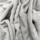 Mary's Lamb Soft Cuddle Fleece Fabric 150cm, Silver - Bull Ring Fabrics