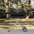 Masterbuilt Portable Charcoal BBQ & Smoker with Cart in Black - Bull Ring Fabrics