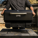 Masterbuilt Portable Charcoal BBQ & Smoker with Cart in Black - Bull Ring Fabrics