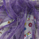 Metallic Gold Lurex Dress Net Fabric 54" Purple - Bull Ring Fabrics