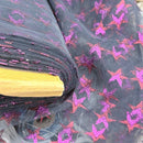Metallic Stars Dress Net Fabric Tutu Tulle Skirt Costumes 60" - Bull Ring Fabrics