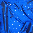 Mirror Sequin Taffeta Fabric Dress Bridal Abaya Gown Material, Navy Shot Black - Bull Ring Fabrics