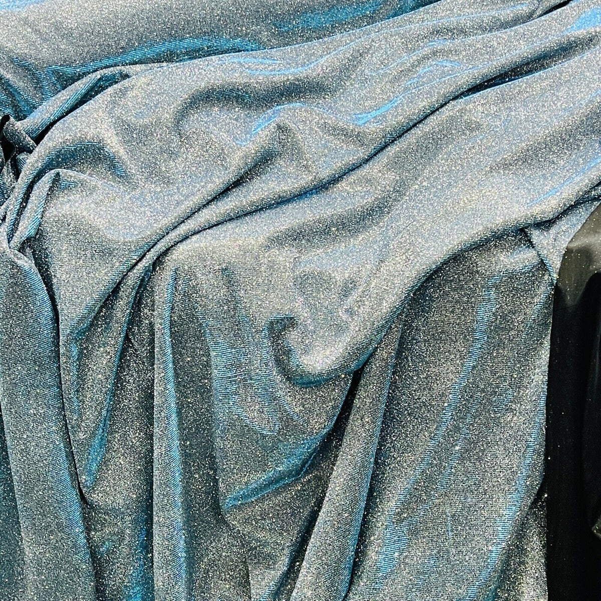 Moonlight Glitter Sparkling Jersey Party Dress Fabric 54” - Bull Ring Fabrics
