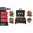 Nexgrill Fortress 2 Burner 4-In-1 BBQ Grill & Pizza Oven + Griddle + Grill Plate - Bull Ring Fabrics