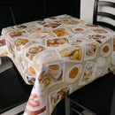 Oilcloth PVC Breakfast Food Snapshots Tablecloth Fabric - Bull Ring Fabrics