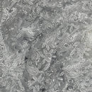 PAISLEY Embroidery Net LACE Fabric Lingerie Party Dress Bridal Wedding 54” WHITE - Bull Ring Fabrics