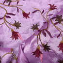 Pink Italian Taffeta Fabric Paradise Floral Embroidered Bridal Dress 60" - Bull Ring Fabrics