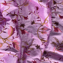 Pink Italian Taffeta Fabric Paradise Floral Embroidered Bridal Dress 60" - Bull Ring Fabrics