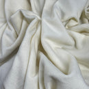 Plain Anti Pil Polar Fleece Fabric 150cm, Cream - Bull Ring Fabrics