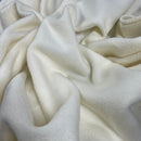 Plain Anti Pil Polar Fleece Fabric 150cm, Cream - Bull Ring Fabrics