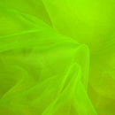 Plain Organza Fabric Dress Draping Backdrops 150cm, Flo Green - Bull Ring Fabrics