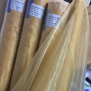 Plain Organza Fabric Dress Draping Backdrops 150cm, Gold - Bull Ring Fabrics
