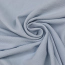 Plain Spandex Stretch Bubble Crepe Dress Fabric, Sky Blue - Bull Ring Fabrics