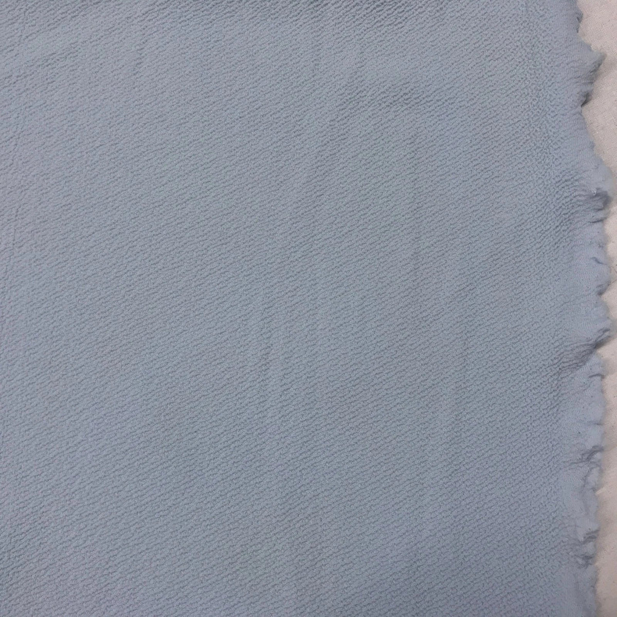 Plain Spandex Stretch Bubble Crepe Dress Fabric, Sky Blue - Bull Ring Fabrics