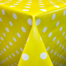 Polka Dot Spotty PVC Oilcloth Fabric - Bull Ring Fabrics