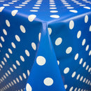 Polka Dot Spotty PVC Oilcloth Fabric - Bull Ring Fabrics