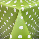Polka Dot Spotty PVC Oilcloth Fabric - Bull Ring Fabrics