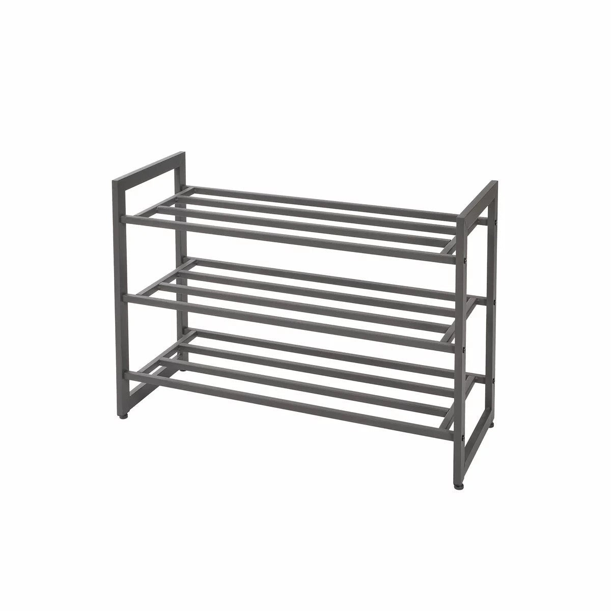 Premium 3 Tier Heavy Duty Metal Shoe Rack Stackable Storage Rack Space Saver - Bull Ring Fabrics