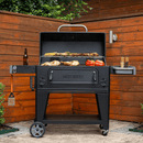 Premium Steel Masterbuilt 36" (91.4Cm) Charcoal BBQ Wheel Cart Barbecue 91.7kg - Bull Ring Fabrics