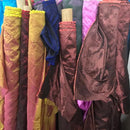 Prestige Diamond Quilted & Pearl Taffeta Fabric 60", Pink Shot Cerise - Bull Ring Fabrics