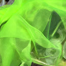 Halloween Organza Fabric Draping Decorations 150cm, Fluorescent Green