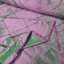 Quilted Trellis Diamonds Pearl Taffeta Fabric Dress Crafts 60" - Bull Ring Fabrics