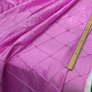 Quilted Trellis Diamonds Pearl Taffeta Fabric Dress Crafts 60" - Bull Ring Fabrics