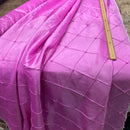 Quilted Trellis Diamonds Pearl Taffeta Fabric Dress Crafts 60" - Bull Ring Fabrics