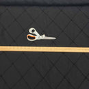 Quilted Trellis Diamonds Pearl Taffeta Fabric Dress Crafts 60" - Bull Ring Fabrics