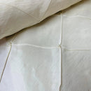 Quilted Trellis Diamonds Pearl Taffeta Fabric Dress Crafts 60" - Bull Ring Fabrics