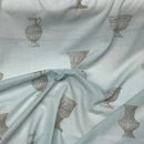 Roman Vase Pots Pottery Cotton Muslin Fabric 140cm - Bull Ring Fabrics