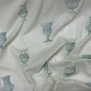 Roman Vase Pots Pottery Cotton Muslin Fabric 140cm - Bull Ring Fabrics