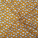 Rose Hubble Chicken Print Cotton Fabric Sewing Craft Quilting 45", Mustard - Bull Ring Fabrics