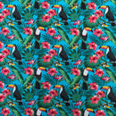 Rose & Hubble Tropical Collection – 100% Cotton Poplin Fabric 45" Wide - Bull Ring Fabrics