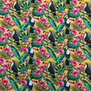 Rose & Hubble Tropical Collection – 100% Cotton Poplin Fabric 45" Wide - Bull Ring Fabrics
