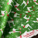 Rudolph Reindeer 100% Cotton Xmas Craft Dress Fabric 54" - Bull Ring Fabrics